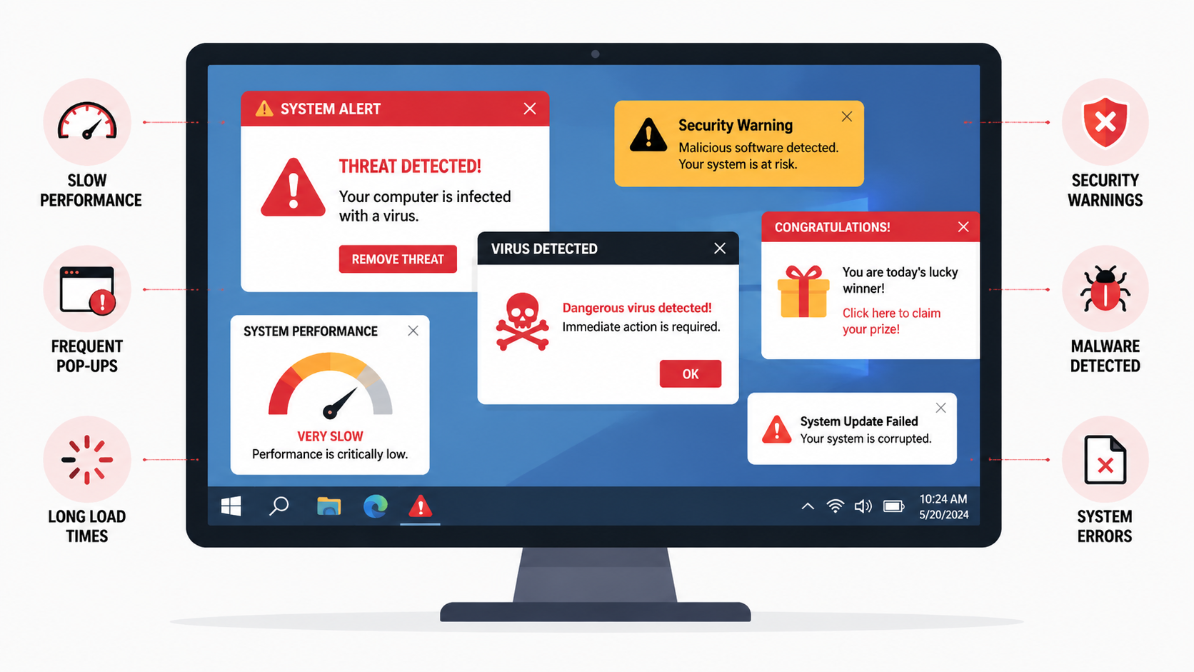 What Are the Most Common Signs Your Computer Might Be Infected?