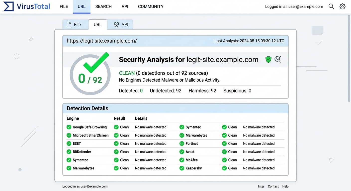 Flowchart diagram illustrating the Malwarebytes web blocking decision process with URL scanning, IP reputation check, heuristic analysis, and threat database lookup steps