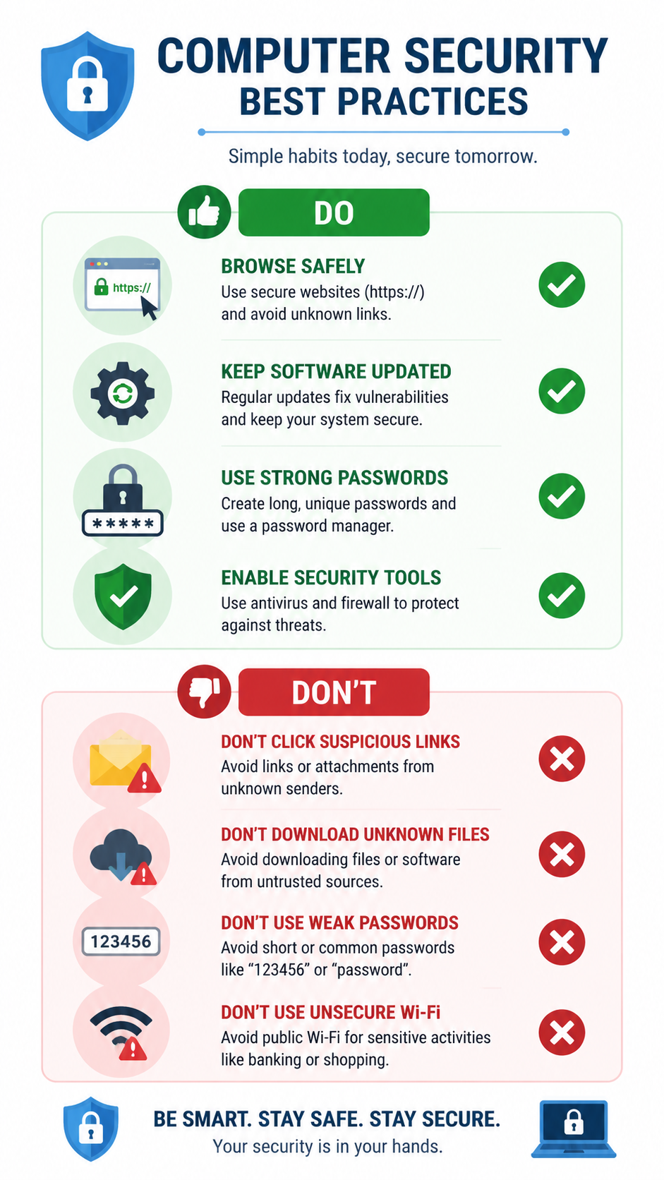 Side by side comparison of compromised browser settings showing changed homepage and suspicious extensions versus clean browser settings with default configuration