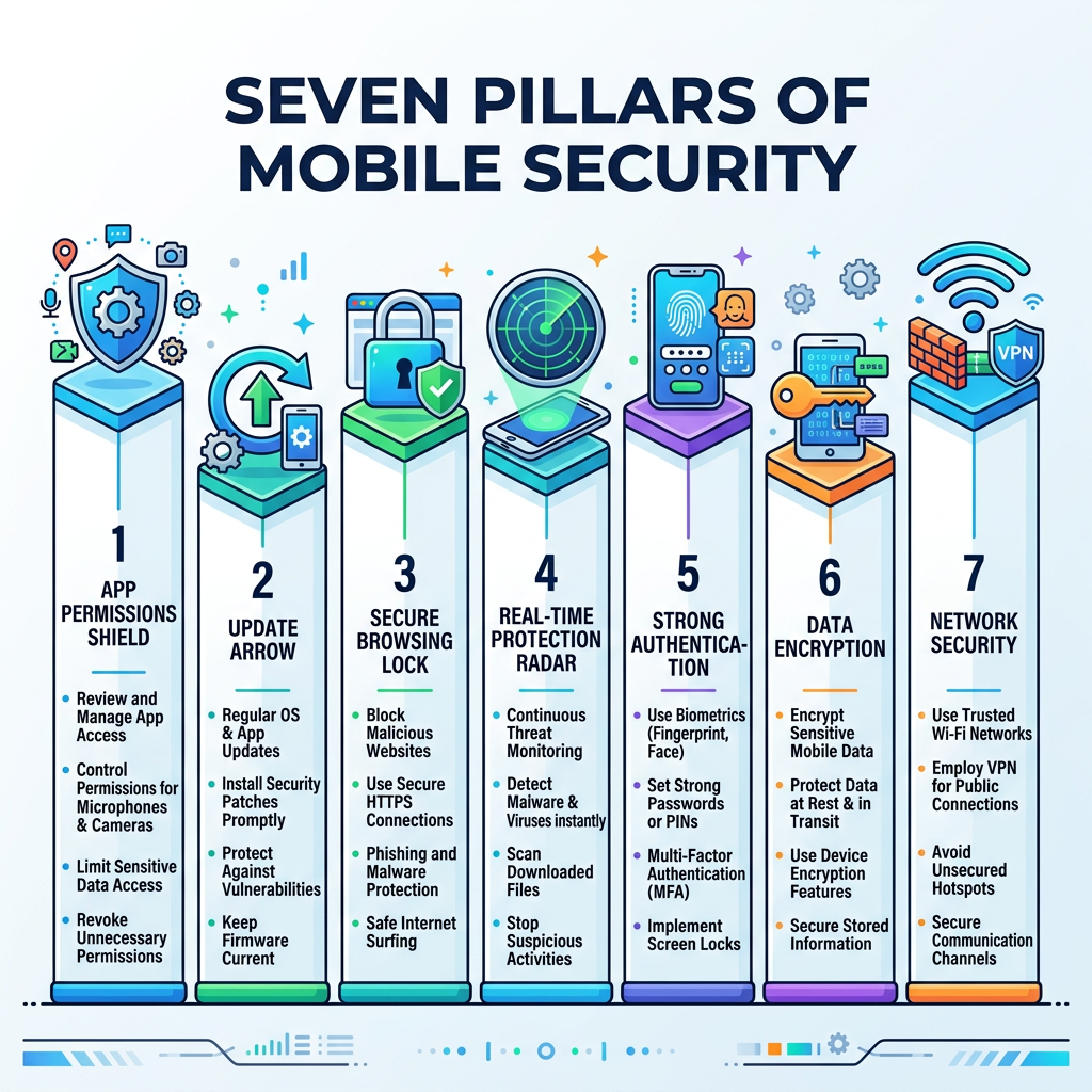 smartphone connected to desktop computer via USB cable with antivirus scanning interface showing malware detection and quarantine process